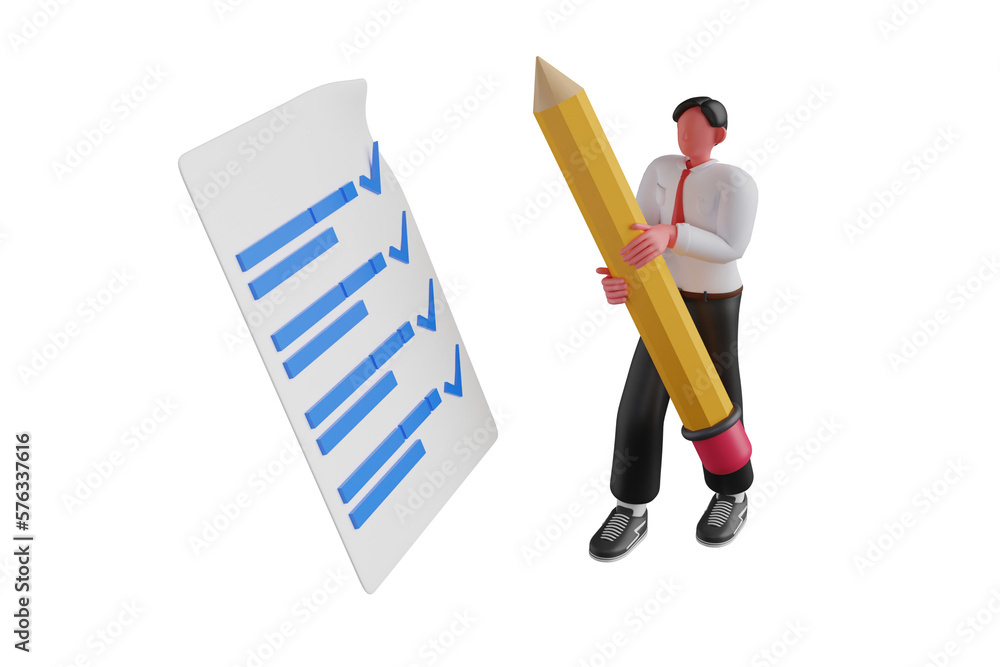 Task Management 3d illustration Task Management 3d illustration