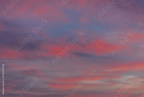 colorful sunset sky © babaroga