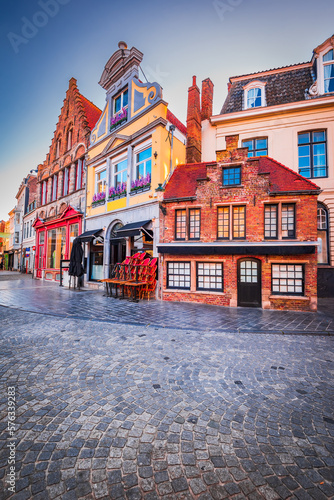 Bruges, Belgium - Beautiful old center, Markt, Flanders travel destination photo