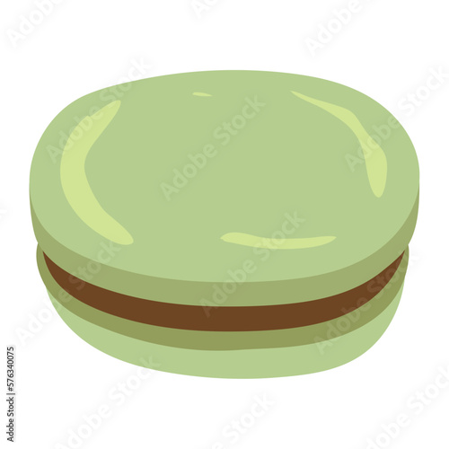 matcha macaroon icon