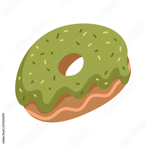 matcha donut icon