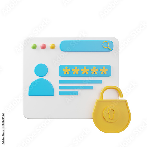 Free Download 3d Verify Identity. icon isolated on white background. 3d rendering illustration - GFXLoad