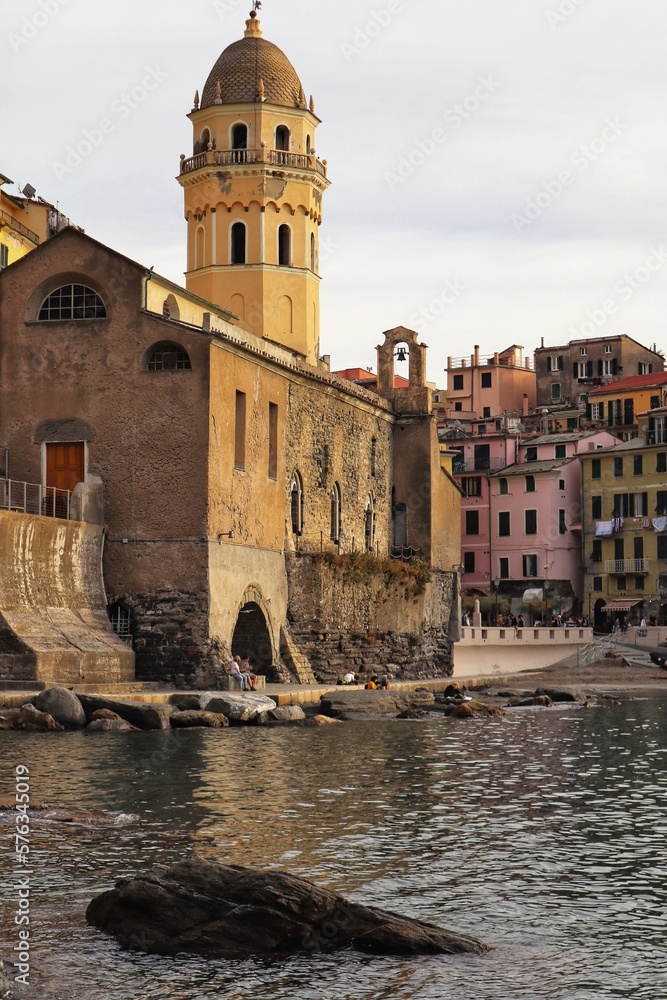 Landscape of Vernazza, Italy 