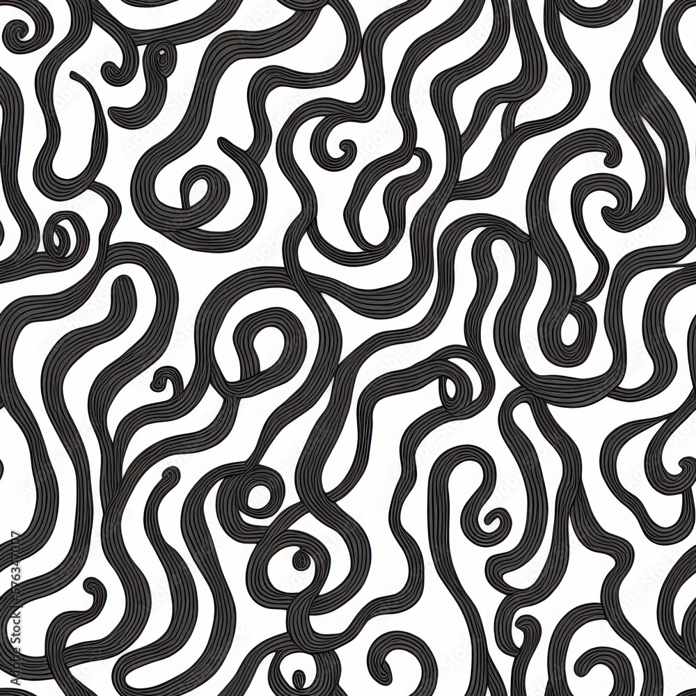 Abstract seamless patterns with organic lines as a background shape texture and a palette of pale colors, generative ai Abstract seamless patterns with organic lines as a background shape texture and a palette of pale colors, generative ai