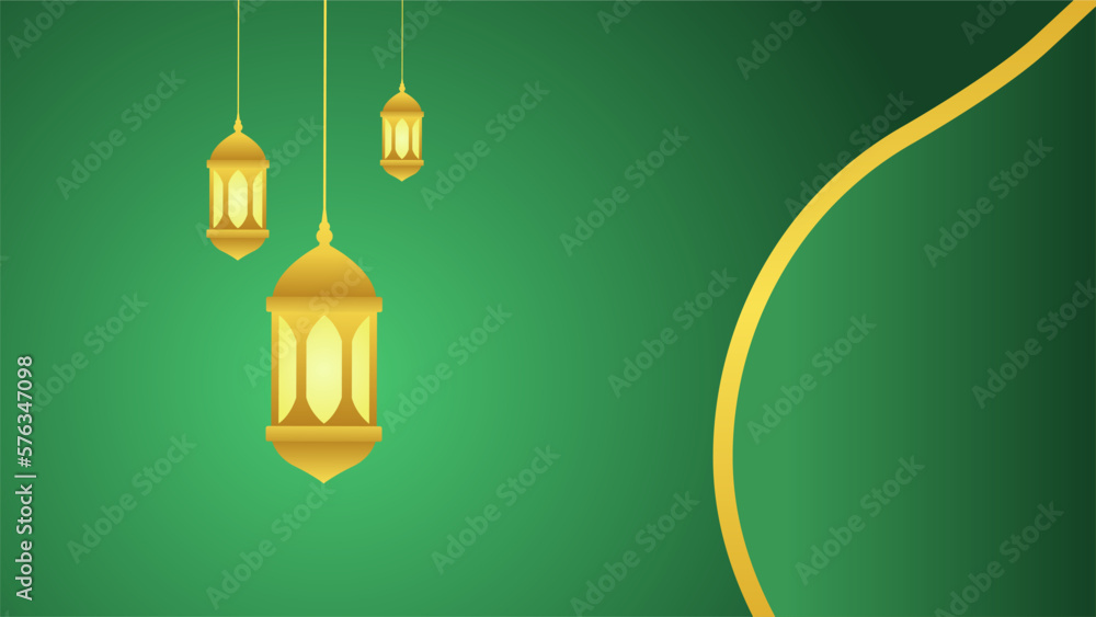 Ramadan background with lantern and star crescent for islamic design ...