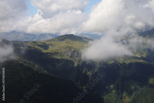 The view from Zitterauer Tisch mountain, Bad Gastein, Austria © nastyakamysheva