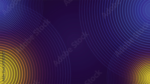 Abstract Background with Glowing Lines