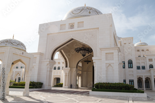 Presidential Palace of the United Arab Emirates in Abu Dhabi