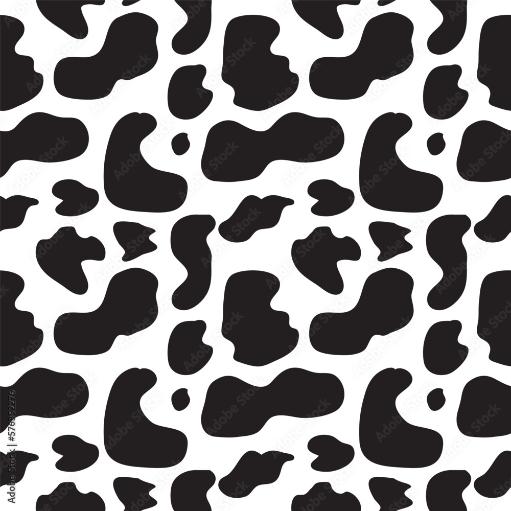 Seamless pattern with hand drawn shapes. Vector illustration