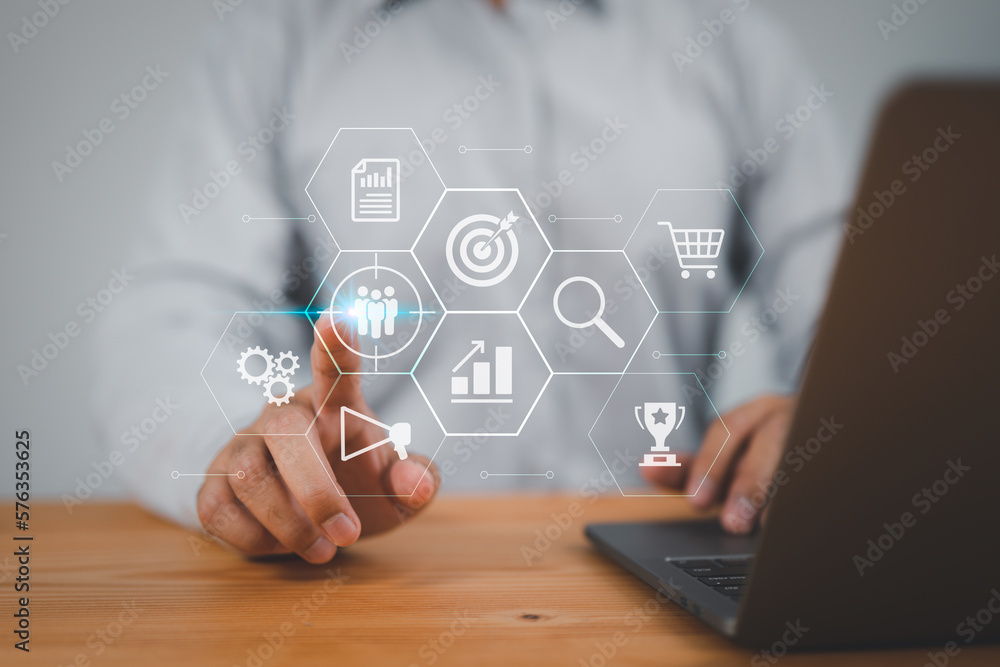 Target customer concept for marketing plan & strategies buyer persona