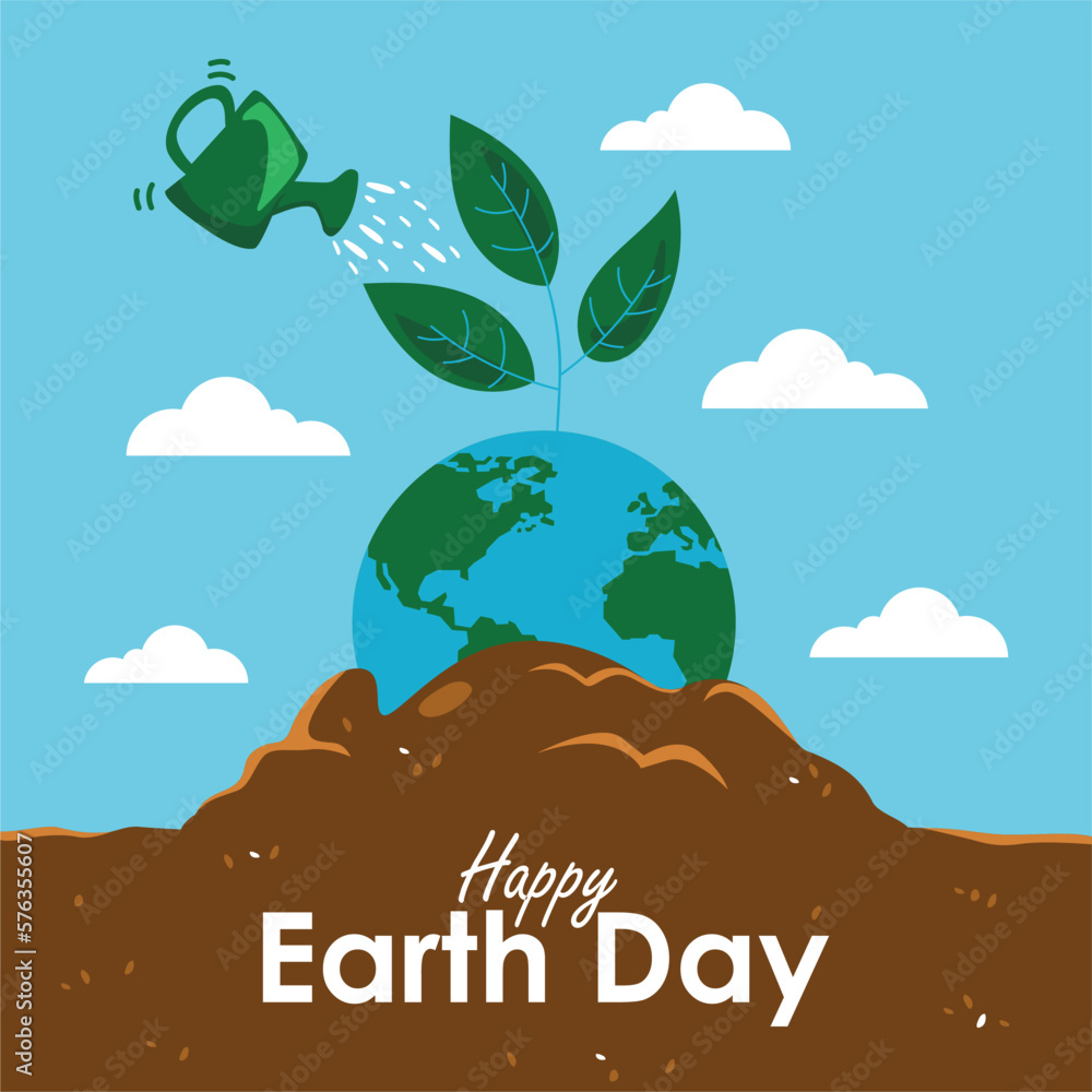 happy earth day background template happy earth day background template