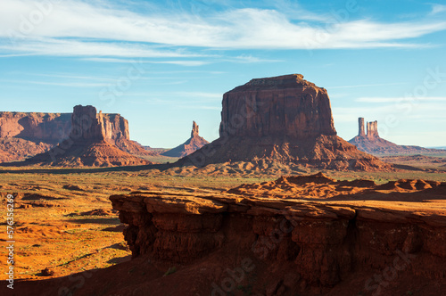 Rugged Landscape of Monument Valley Navajo Tribal Park © Zack Frank