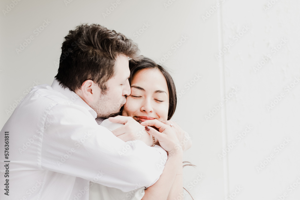Photo of young couple enjoying, smiling, loving each other. Concept of lifestyle, human relations, love. Photo of young couple enjoying, smiling, loving each other. Concept of lifestyle, human relations, love.