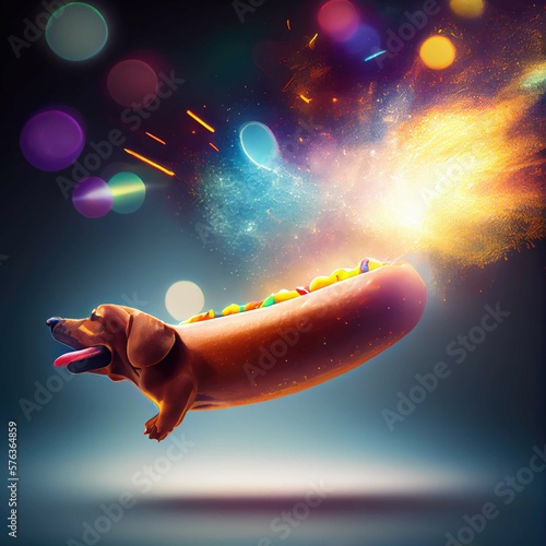 hot dog dog photo