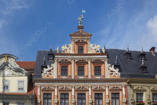 Erfurt - Renaissancegiebel, Thüringen, Deutschland, Europa