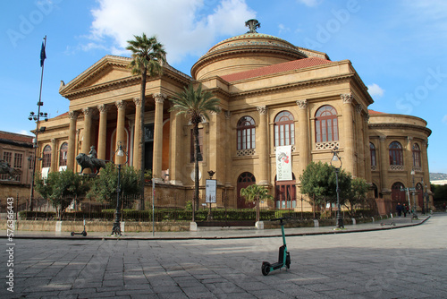 massimo theater in palermo in sicily (italy) photo