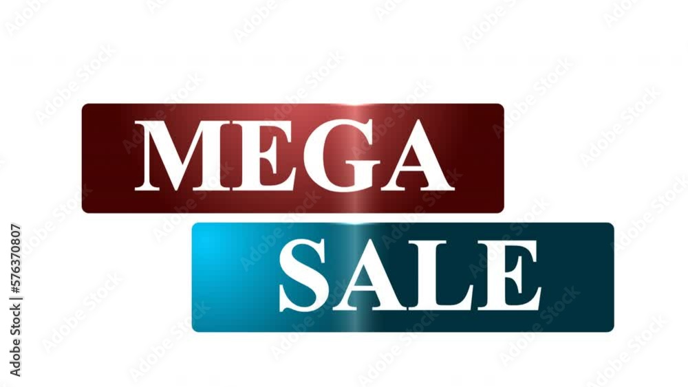 Pack of three Simple clean animated MEGA SALE/FLASH SALE/BIG SALE lower third in alpha matte channel or transparent background suitable for advertisements. 4k.
Pack of three Simple clean animated MEGA SALE/FLASH SALE/BIG SALE lower third in alpha matte channel or transparent background suitable for advertisements. 4k.
