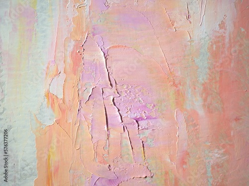 Abstract pastel background. Oil paint strokes background. Advertising space for cosmetics or fashion