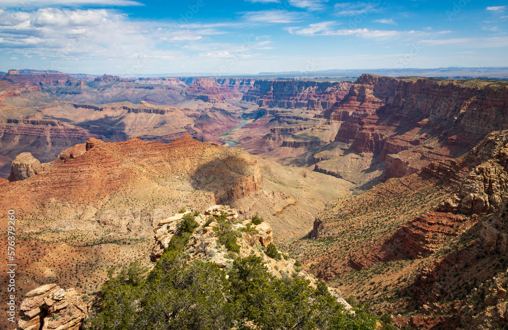 Cloudy Summer Morning at Grand Canyon National Park Cloudy Summer Morning at Grand Canyon National Park