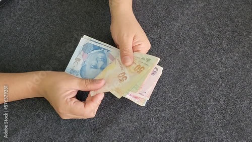 economy and finance with turkish money