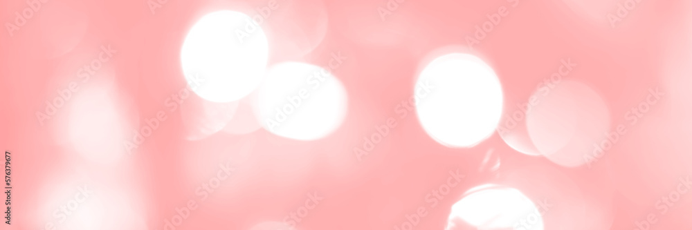 Blurred lights pink background, banner texture. Abstract bokeh with soft light header. Wide screen wallpaper. Panoramic web banner with copy space for design Blurred lights pink background, banner texture. Abstract bokeh with soft light header. Wide screen wallpaper. Panoramic web banner with copy space for design