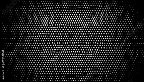 Retro Dot Matrix Printer Background - Generative Ai photo