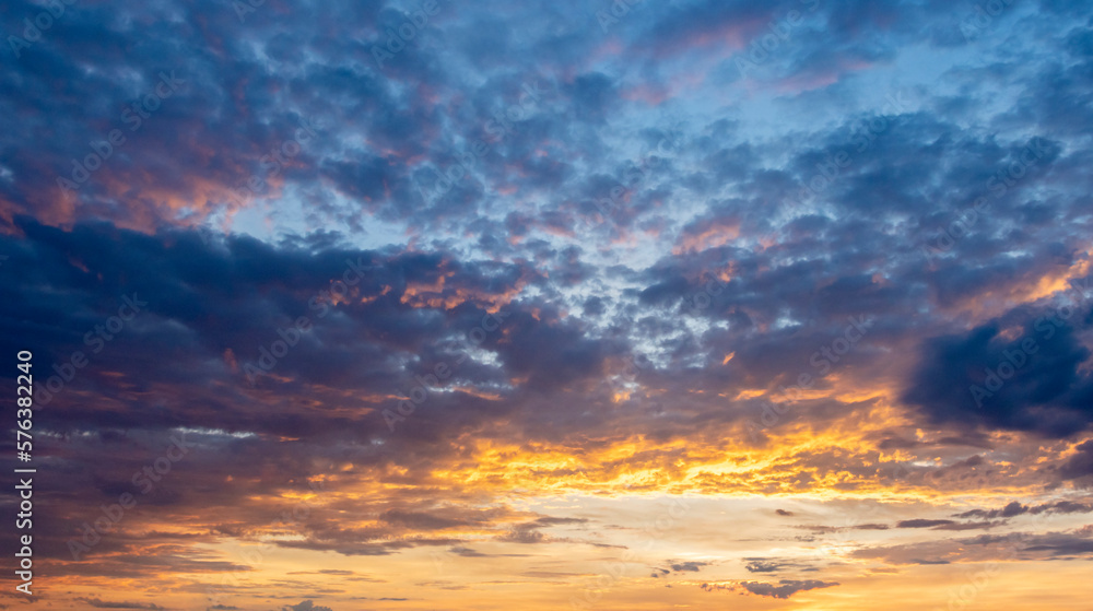 A Colorful Sunrise Sky & Cloudscape 