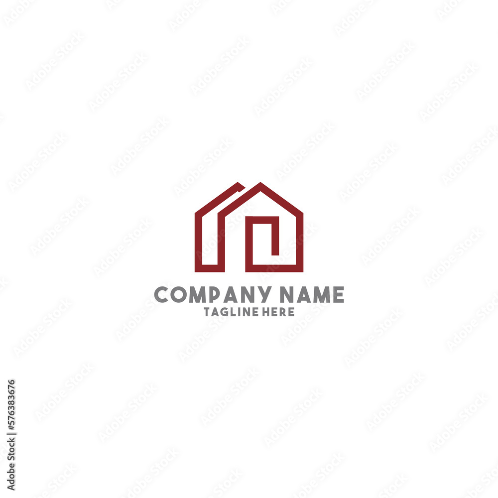 Building logo illustration graphic design vector in line art style. for branding, real estate, construction, home, and business cards Building logo illustration graphic design vector in line art style. for branding, real estate, construction, home, and business cards