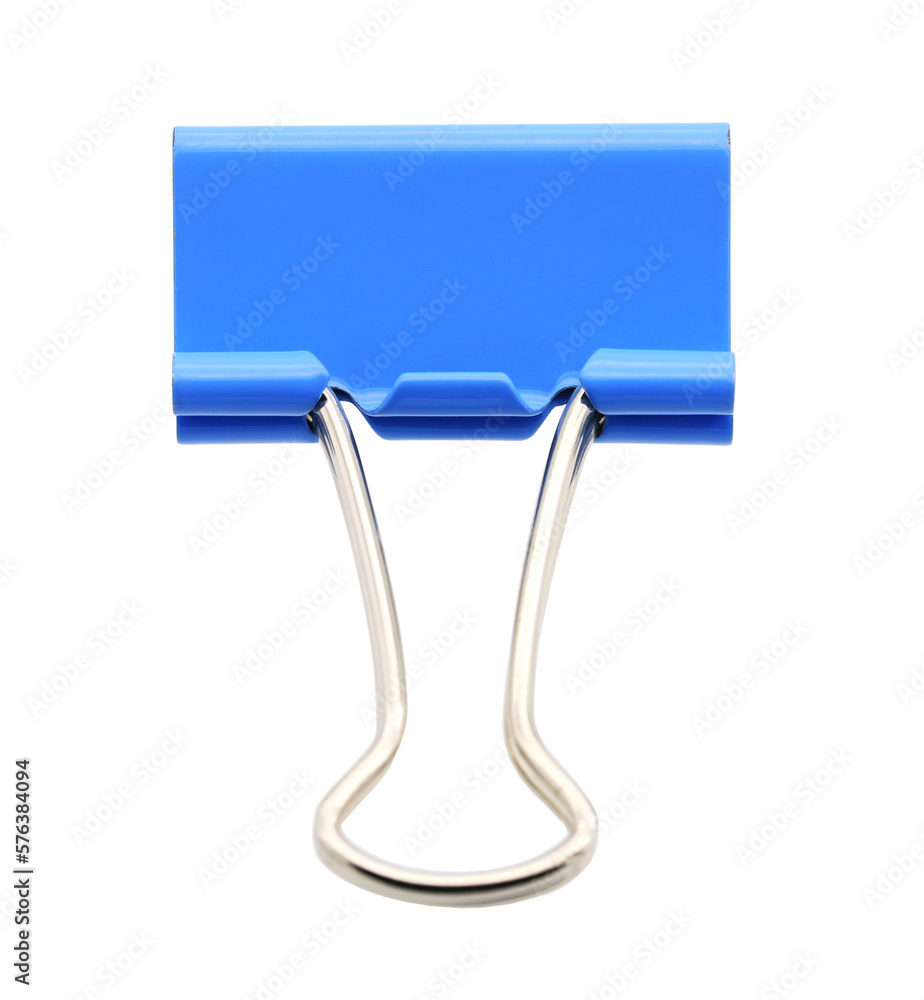 Binder clip on transparent background png file. Stock Photo Adobe Stock