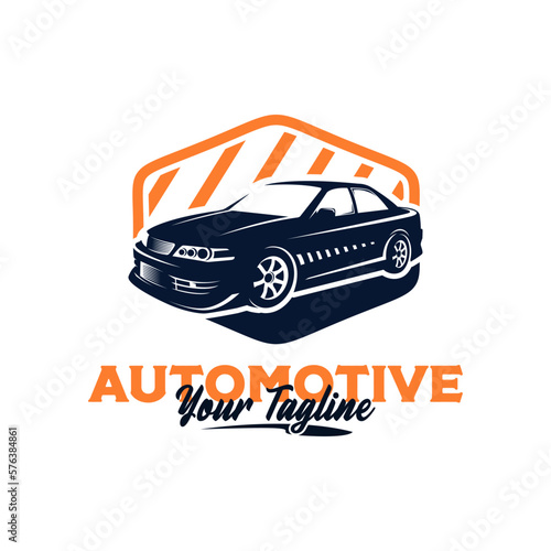 automotive sport car logo design template