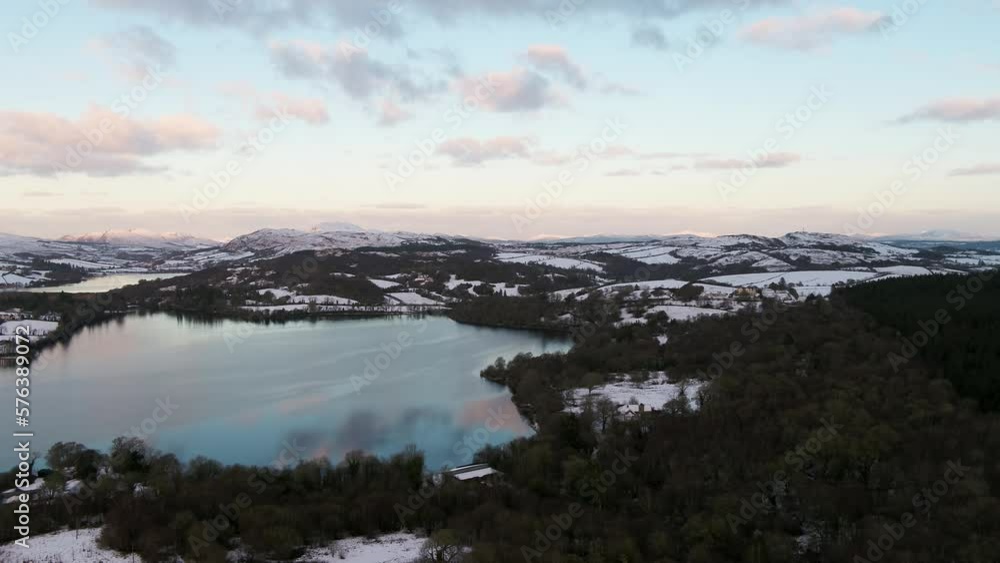 Aerial view of Glendowan, Lough Gartan, County Donegal - Ireland Aerial view of Glendowan, Lough Gartan, County Donegal - Ireland