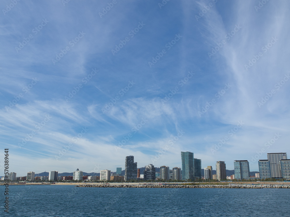 Fototapeta premium Sommerzeit in Barcelona