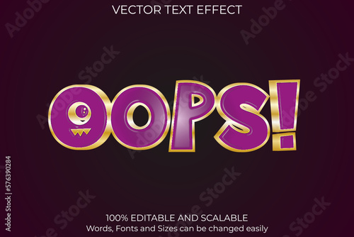 editable text effect
