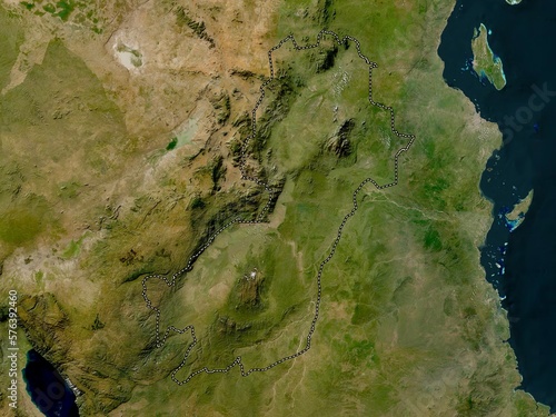 Morogoro, Tanzania. Low-res satellite. No legend