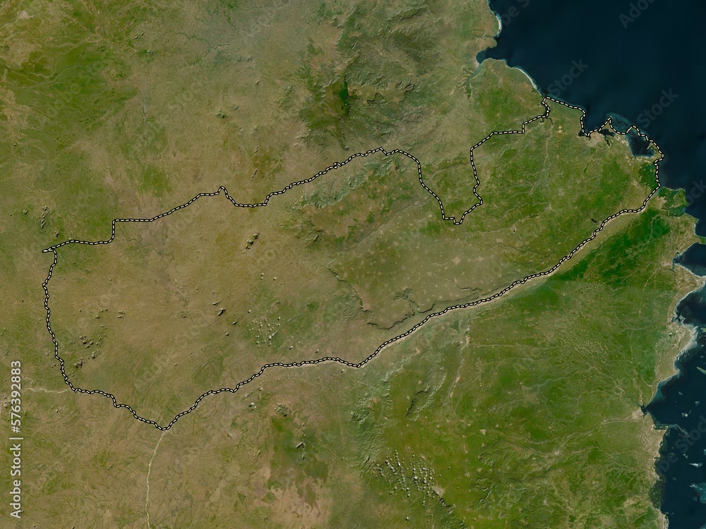 Mtwara, Tanzania. Low-res satellite. No legend Mtwara, Tanzania. Low-res satellite. No legend