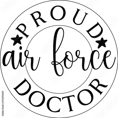 proud air force doctor SVG
