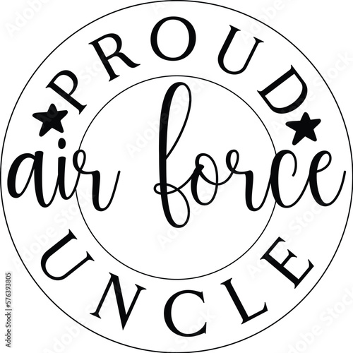 proud air force uncle SVG
