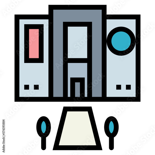 nasa filled outline icon style