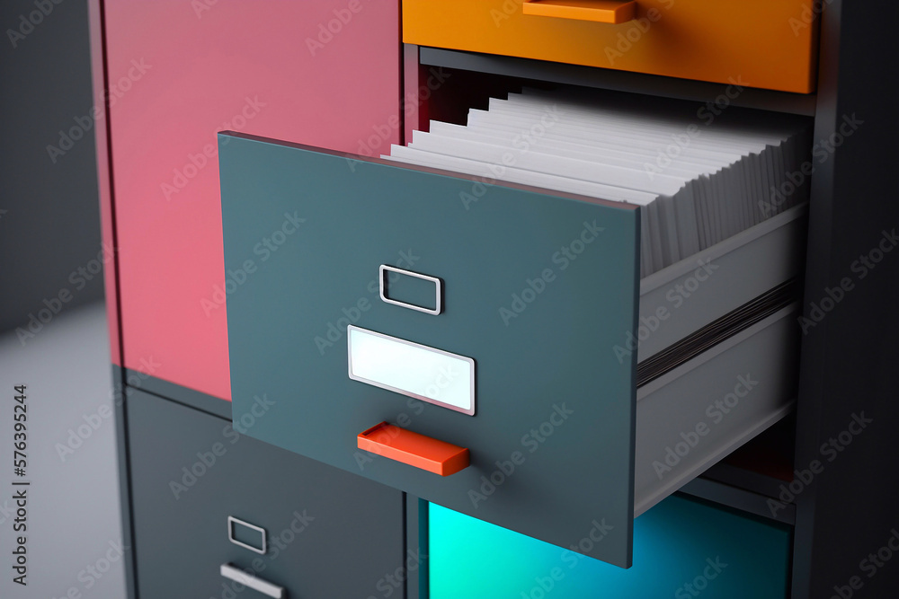 Filing Cabinet. Generative AI Filing Cabinet. Generative AI