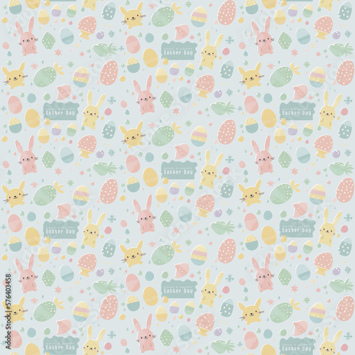 Happy Easter Seamless Patterns