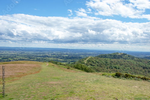 Malvern hills of England in the Summertime.