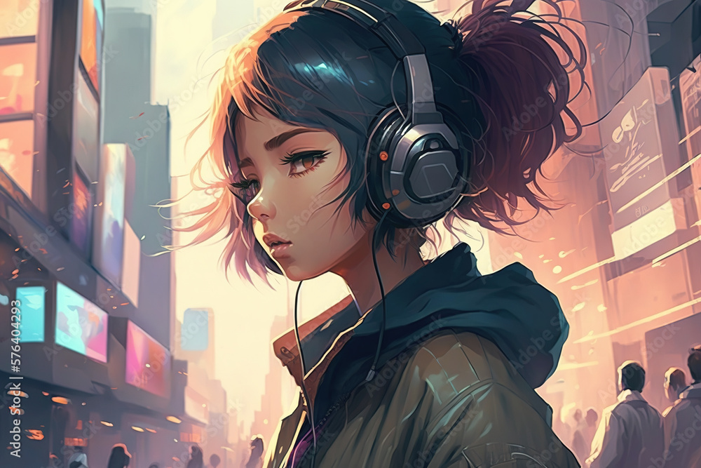 24 Best Anime Girls With Headphones That Only Otakus Will Know   Headphonesty