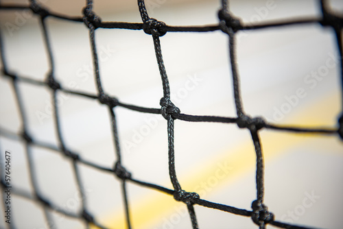tennis net on a tennis court