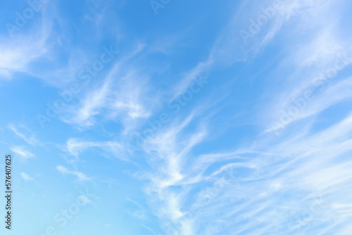 beautiful blue sky with clouds background