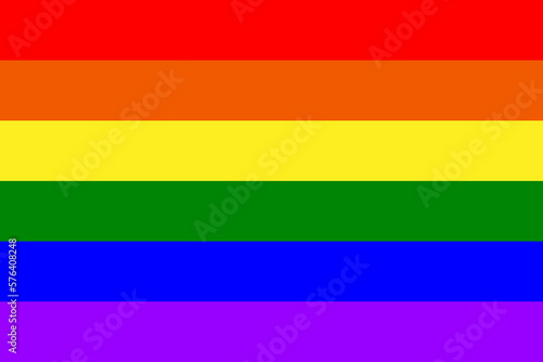 Pride flag illustration. Lgbt community symbol in rainbow colors. Vector backdrop for your design