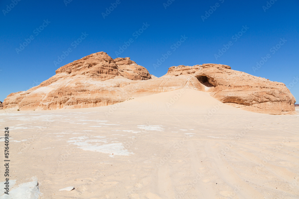 Fototapeta premium Dragon mountain in Sinai desert, Egypt