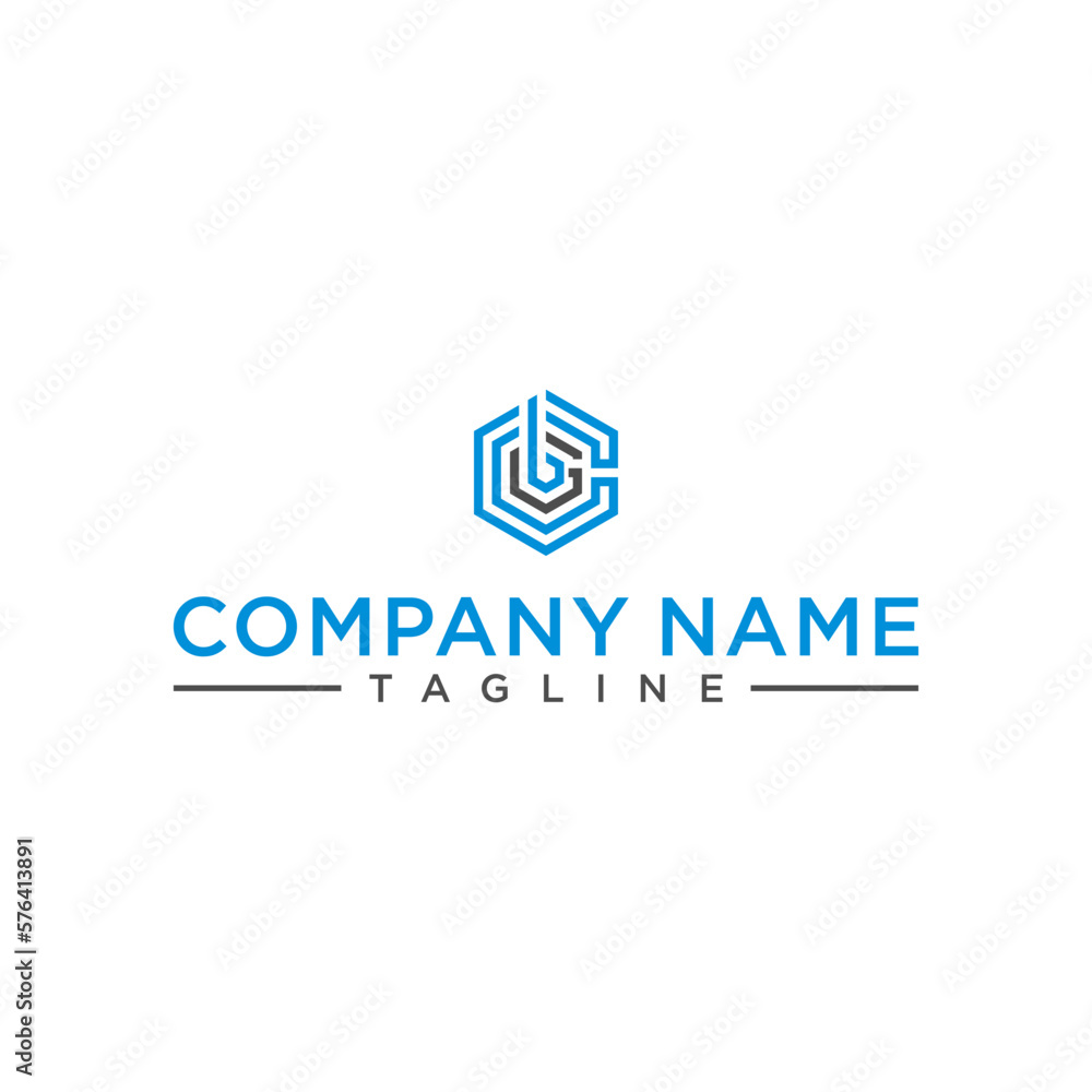 CBG letter logo in the form of hexagons and cube logos with letter ...