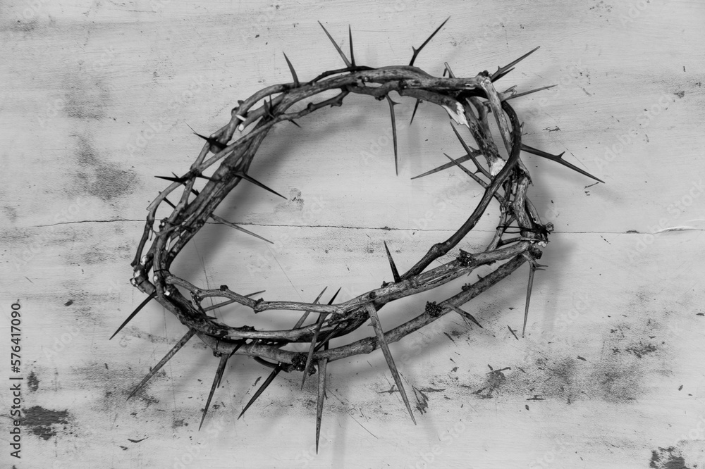 Crown of thorns  resurrection of holly Jesus Christ