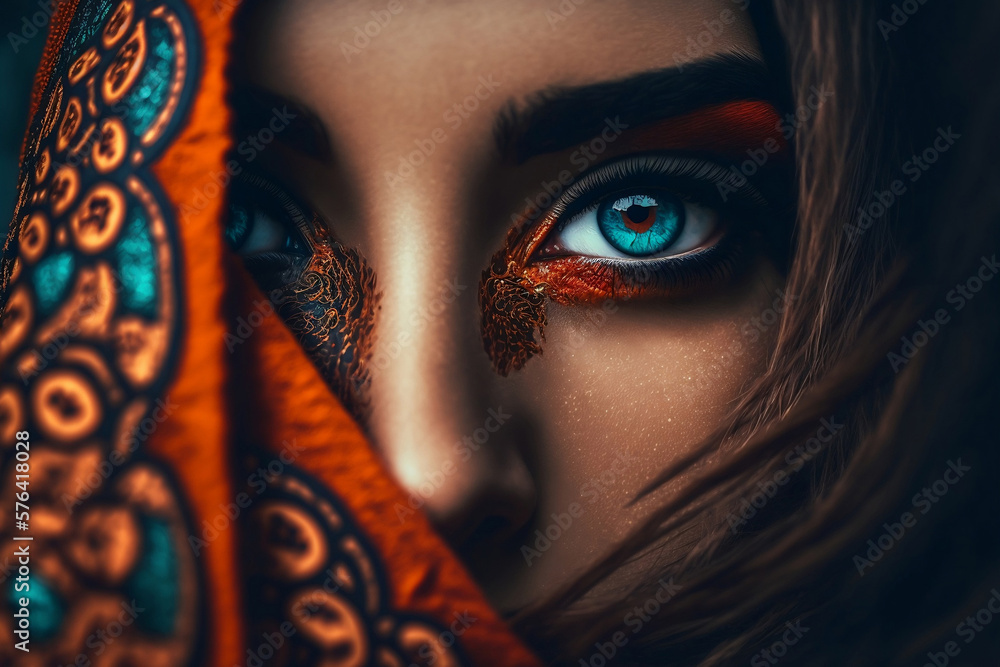 Eyes of Modesty: The Gaze of a Veiled Muslim Woman, Generative AI Eyes of Modesty: The Gaze of a Veiled Muslim Woman, Generative AI