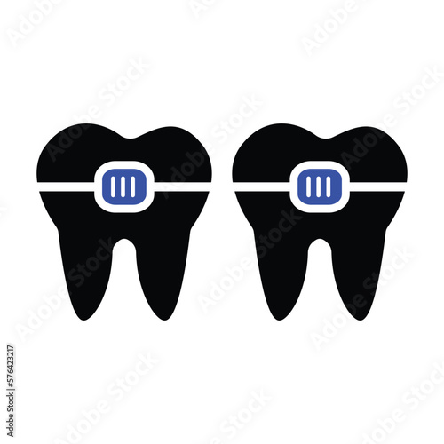 Braces Tooth Icon